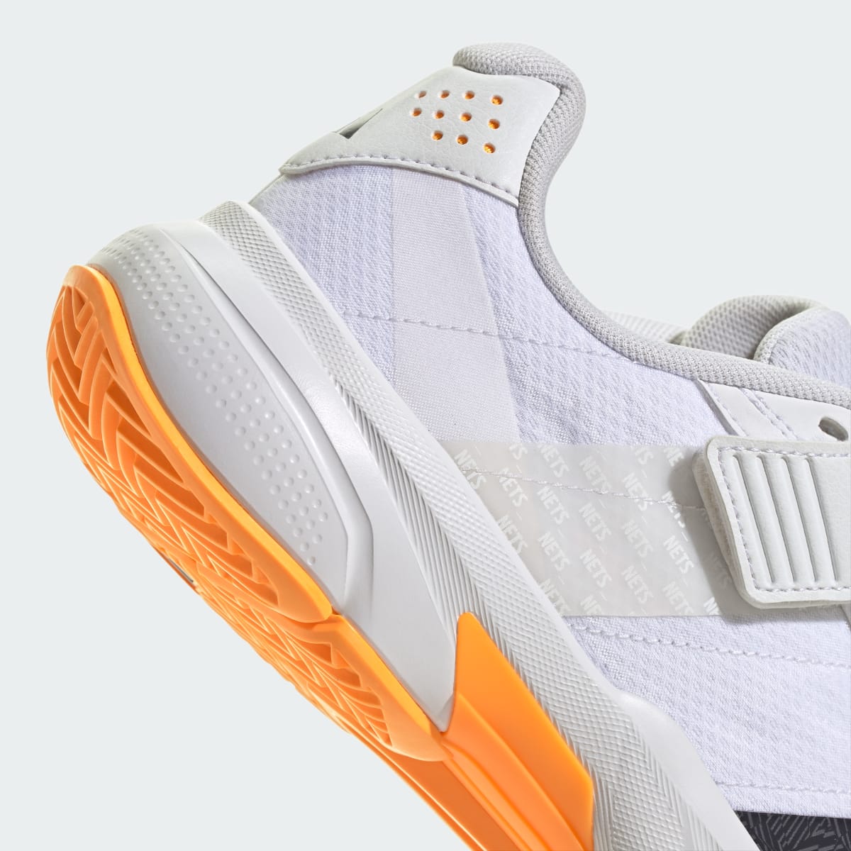 Adidas Men's 22YDS NETS Shoes - Cloud White / Aurora Onix / Lucid Tangerine - Image 9