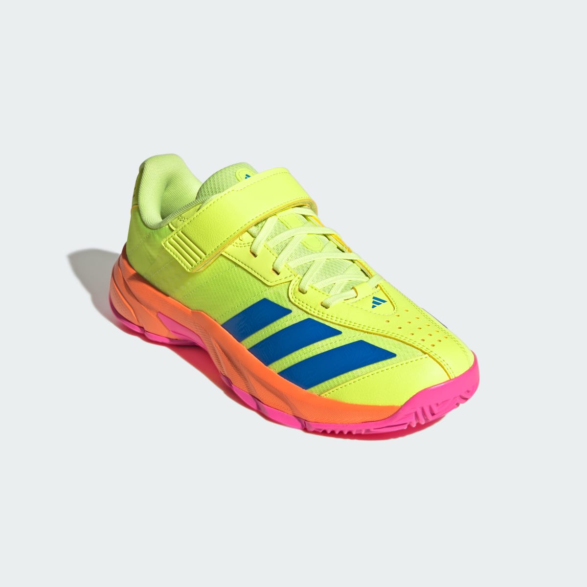 Adidas Men's 22YDS NETS Shoes - Hi-Res Yellow / Bright Royal / Lucid Pink - Image 4