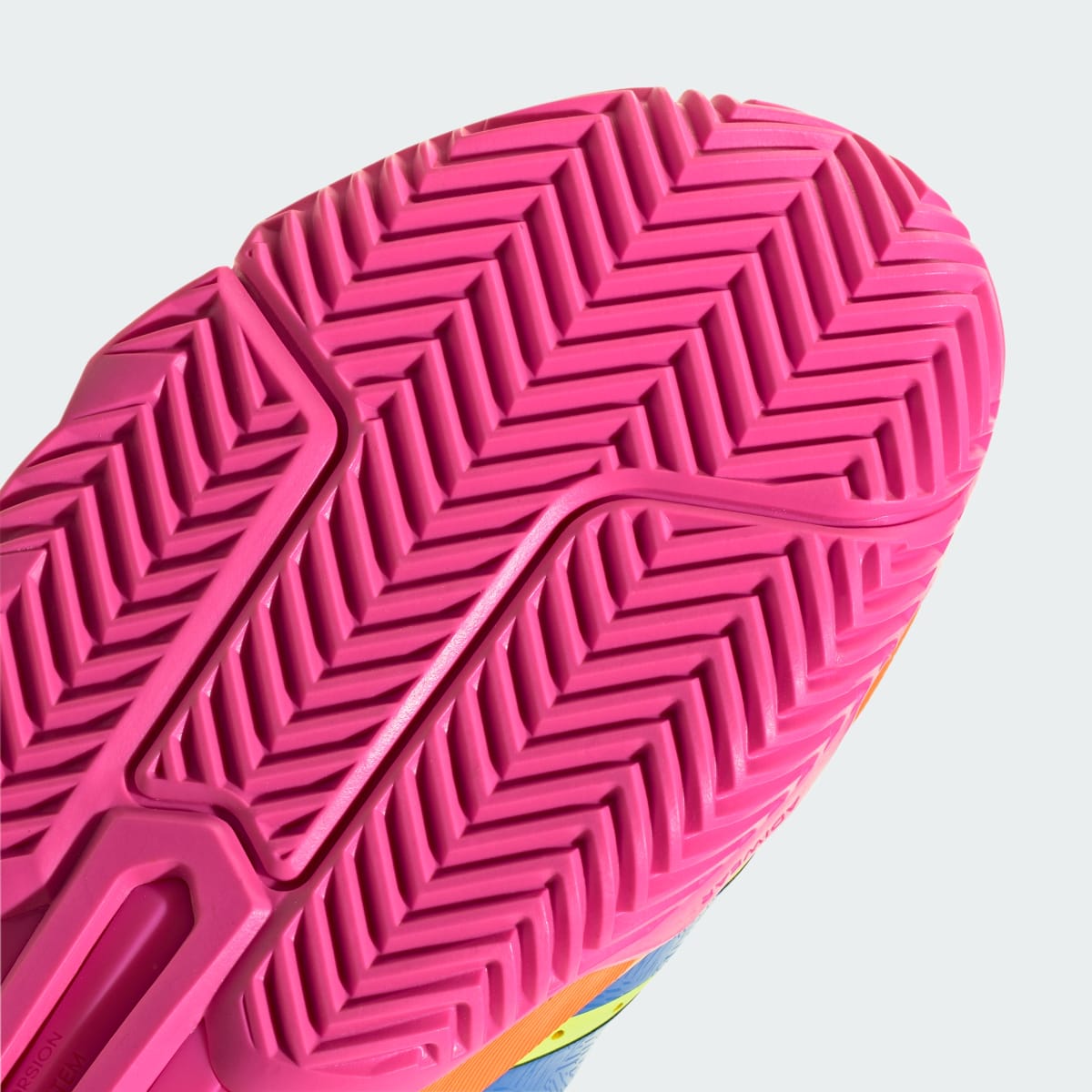 Adidas Men's 22YDS NETS Shoes - Hi-Res Yellow / Bright Royal / Lucid Pink - Image 8