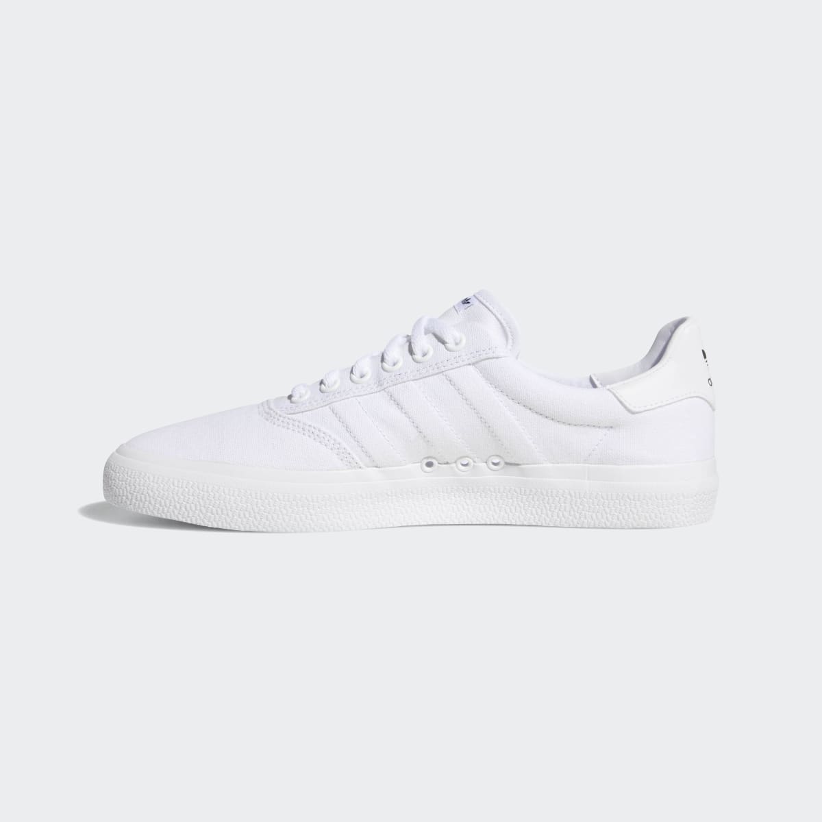 Adidas Men's 3MC Vulc Shoes - Cloud White / Cloud White / Gold Metallic - Image 7