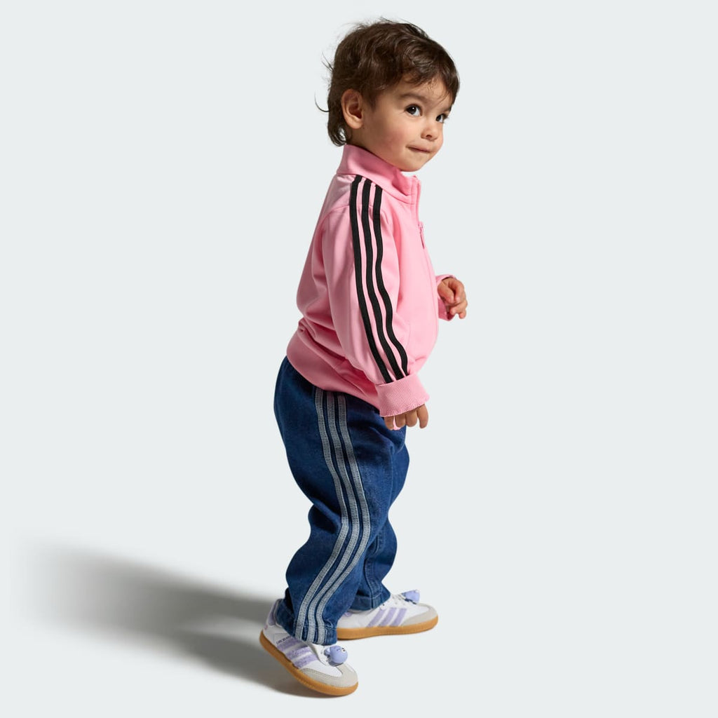 Adidas Kids' ADIDAS CARE BEARS SAMBA OG COMFORT CLOSURE ELASTIC LACE SHOES - Light Purple / Cloud White / Blue Dawn - Image 3