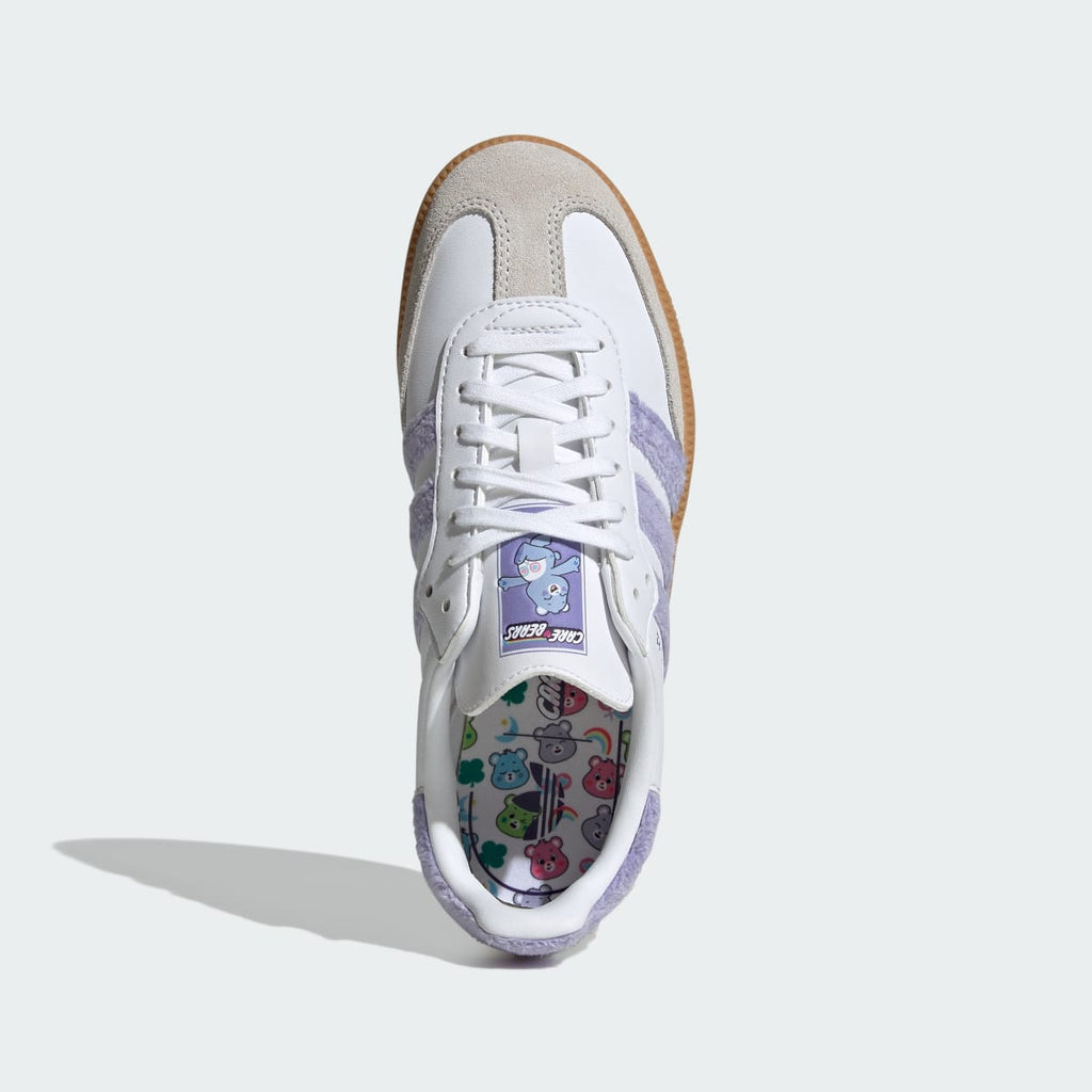 Adidas Kids' ADIDAS CARE BEARS SAMBA OG SHOES - Light Purple / Cloud White / Blue Dawn - Image 2