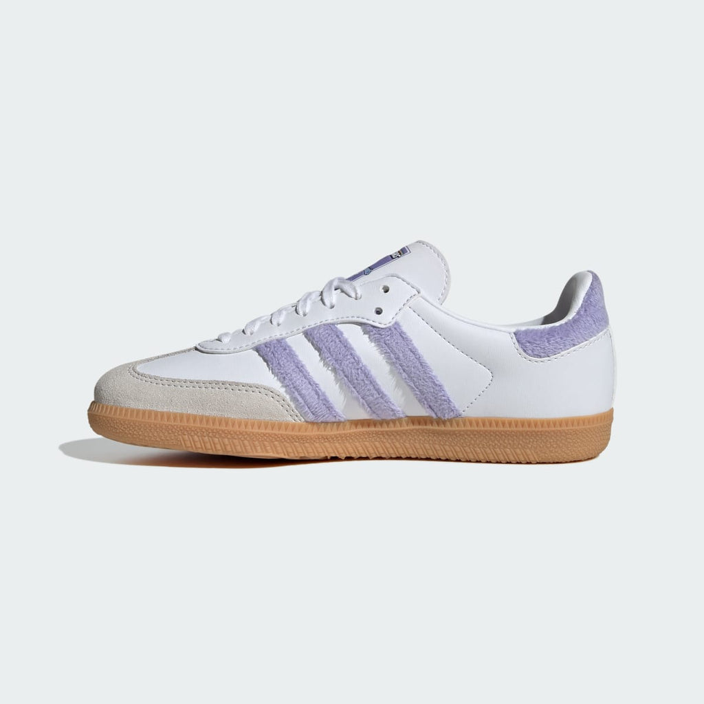 Adidas Kids' ADIDAS CARE BEARS SAMBA OG SHOES - Light Purple / Cloud White / Blue Dawn - Image 6