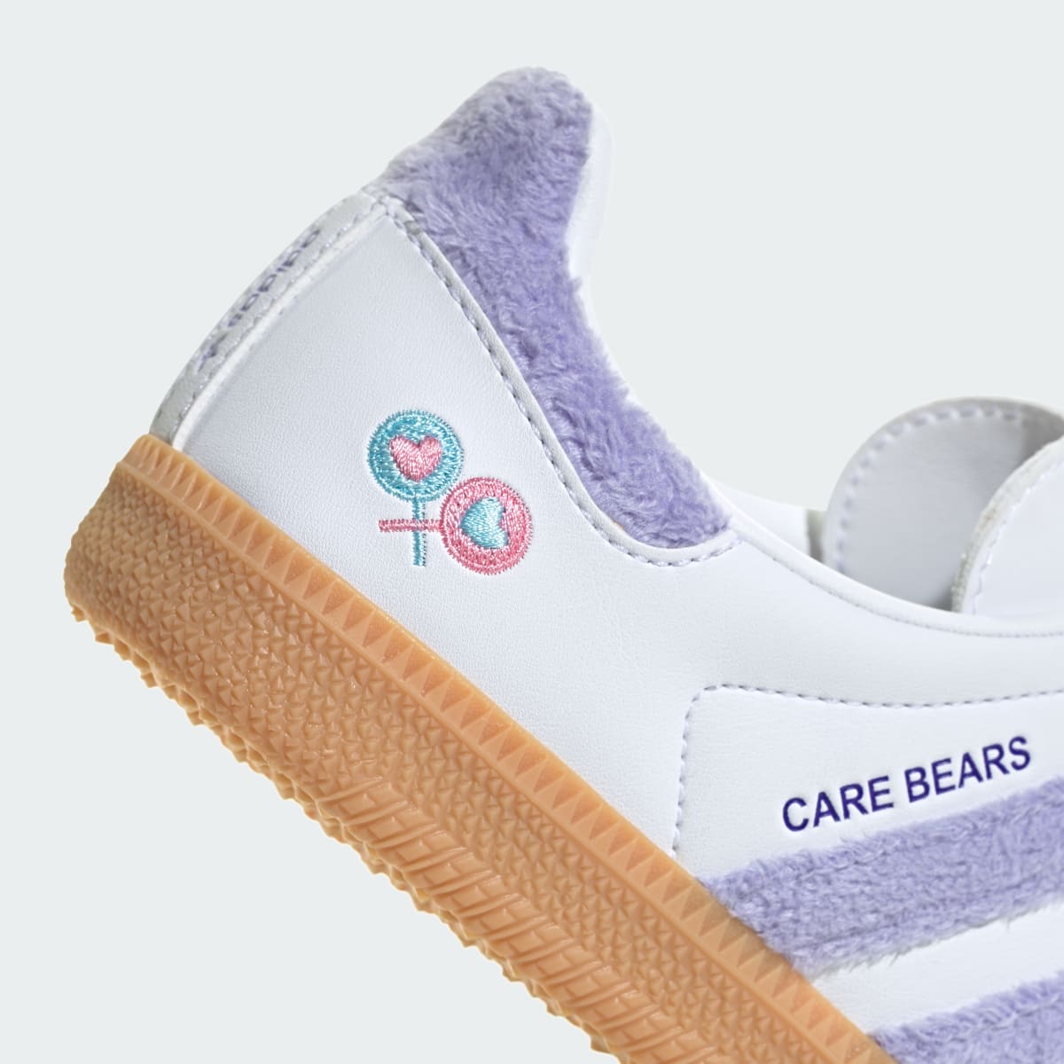 Adidas Kids' ADIDAS CARE BEARS SAMBA OG SHOES - Light Purple / Cloud White / Blue Dawn - Image 9