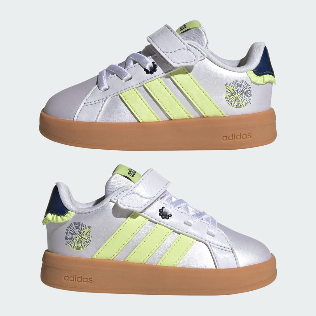 Adidas Kids' ADIDAS DISNEY GRAND COURT 3.0 SHOES INFANTS - Frozen Purple / Semi Frozen Lemon / Gum - Image 9