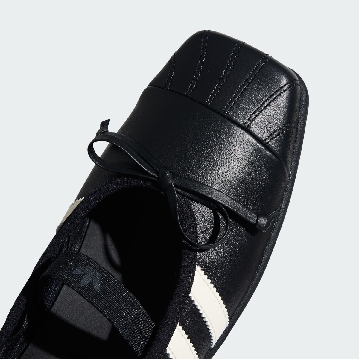 Adidas Women's ADIDAS JENNIE SUPERSTAR SQ BALLET SHOES - Core Black / Core Black / Off White - Image 8