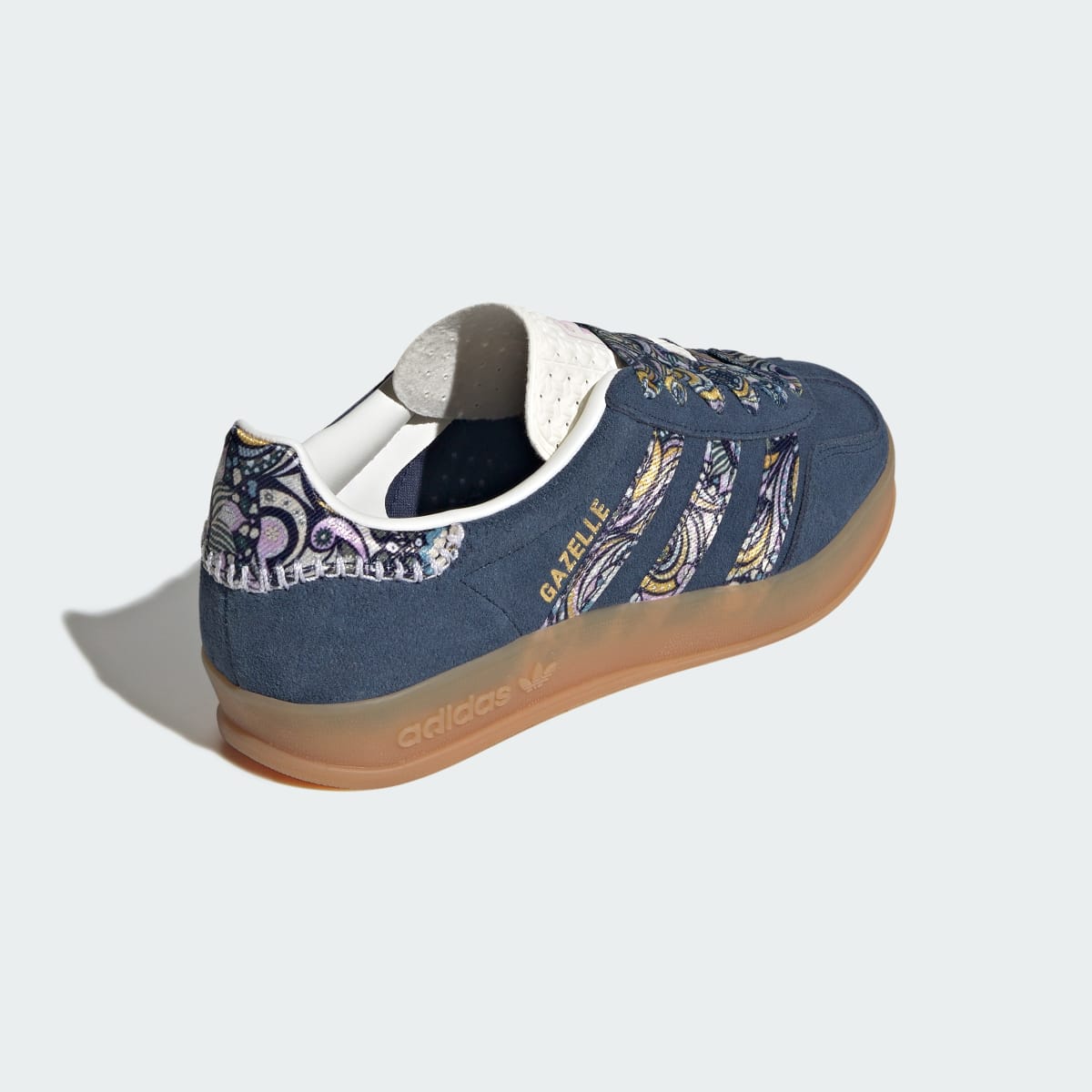 Adidas Kids' ADIDAS LIBERTY GAZELLE INDOOR SHOES - Night Indigo / Orchid Fusion / Gum - Image 5