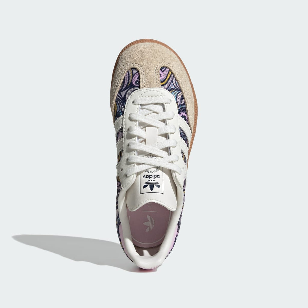 Adidas Kids' ADIDAS LIBERTY SAMBA OG LACE SHOES - Core White / Orchid Fusion / Gum - Image 4