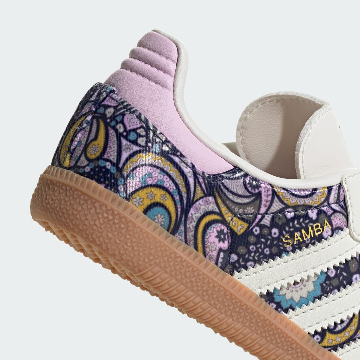 Adidas Kids' ADIDAS LIBERTY SAMBA OG LACE SHOES - Core White / Orchid Fusion / Gum - Image 10