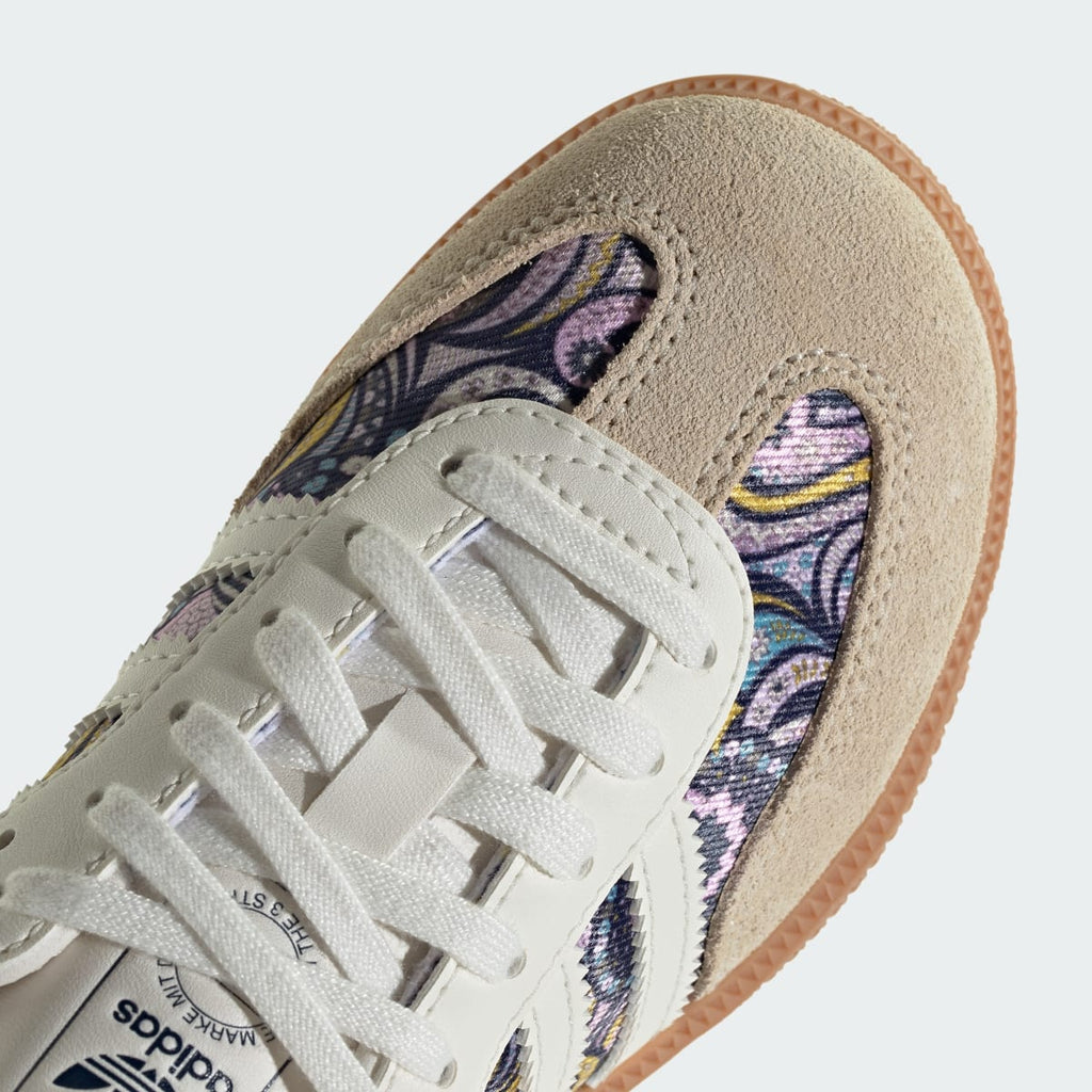 Adidas Kids' ADIDAS LIBERTY SAMBA OG LACE SHOES - Core White / Orchid Fusion / Gum - Image 11