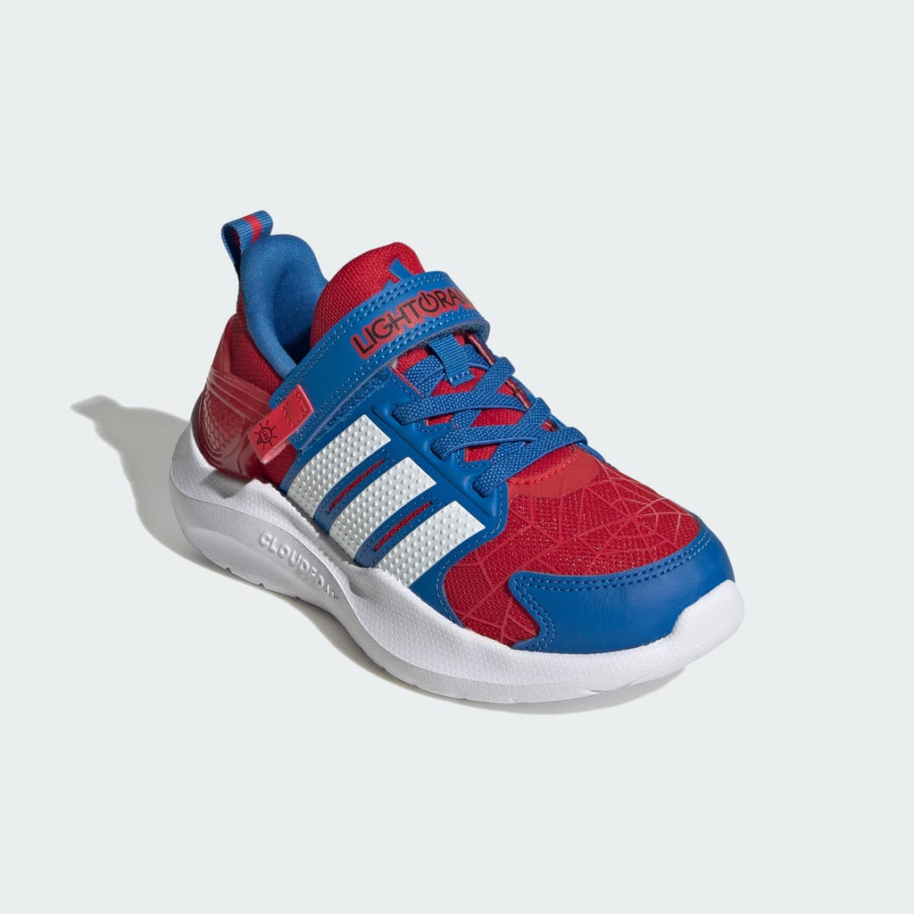Adidas Kids' ADIDAS MARVEL LIGHTORAMA SPIDER-MAN SHOES CHILDREN - Better Scarlet / Cloud White / Bright Royal - Image 6