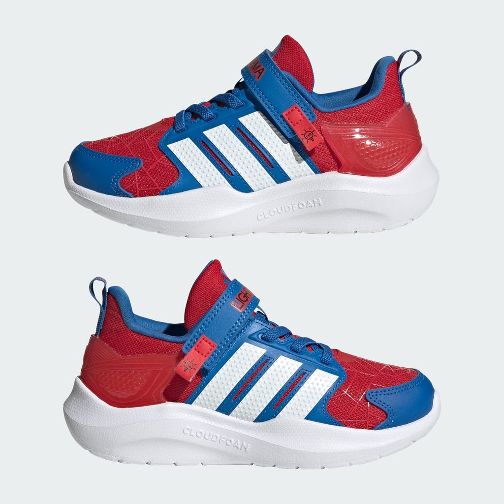 Adidas Kids' ADIDAS MARVEL LIGHTORAMA SPIDER-MAN SHOES CHILDREN - Better Scarlet / Cloud White / Bright Royal - Image 9