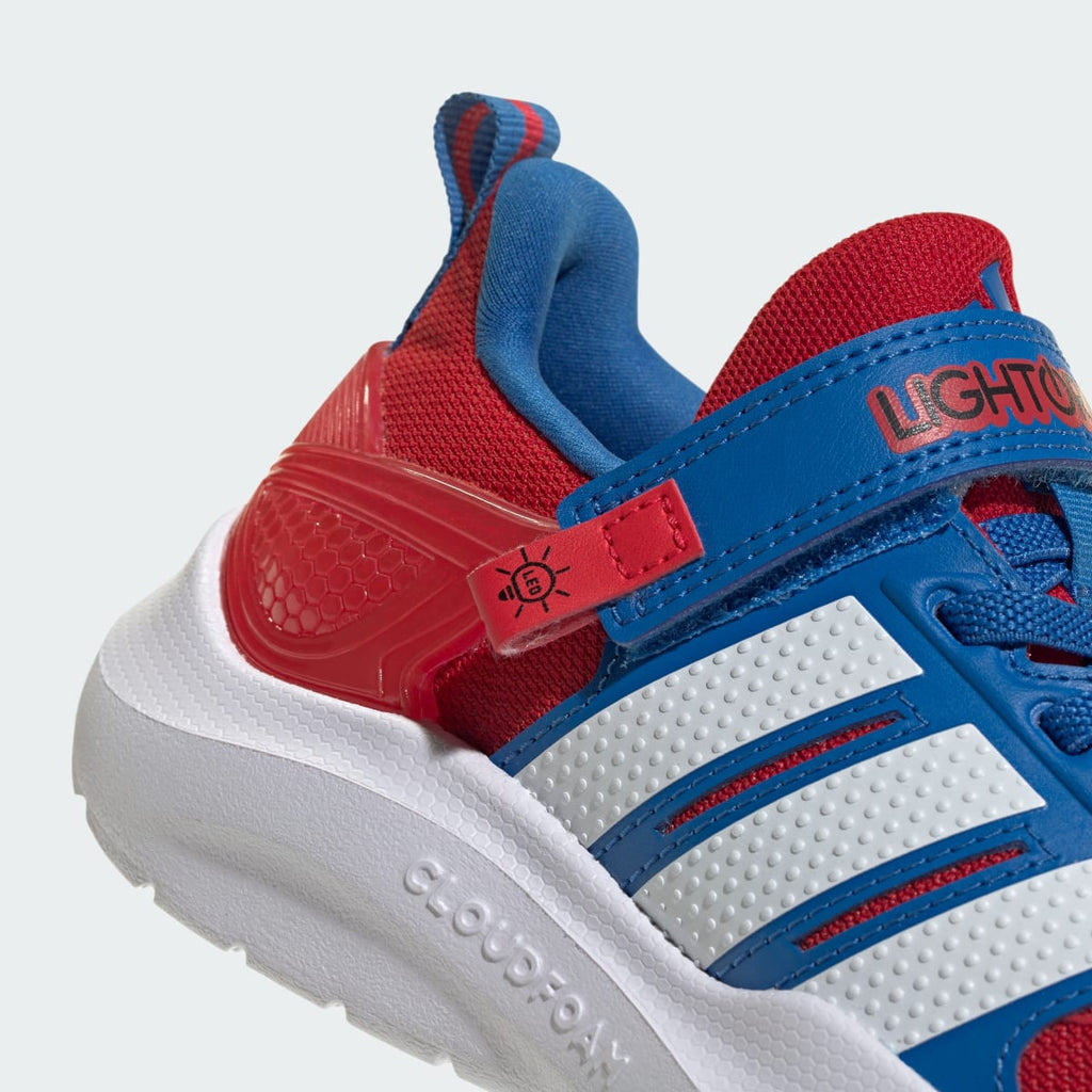 Adidas Kids' ADIDAS MARVEL LIGHTORAMA SPIDER-MAN SHOES CHILDREN - Better Scarlet / Cloud White / Bright Royal - Image 13