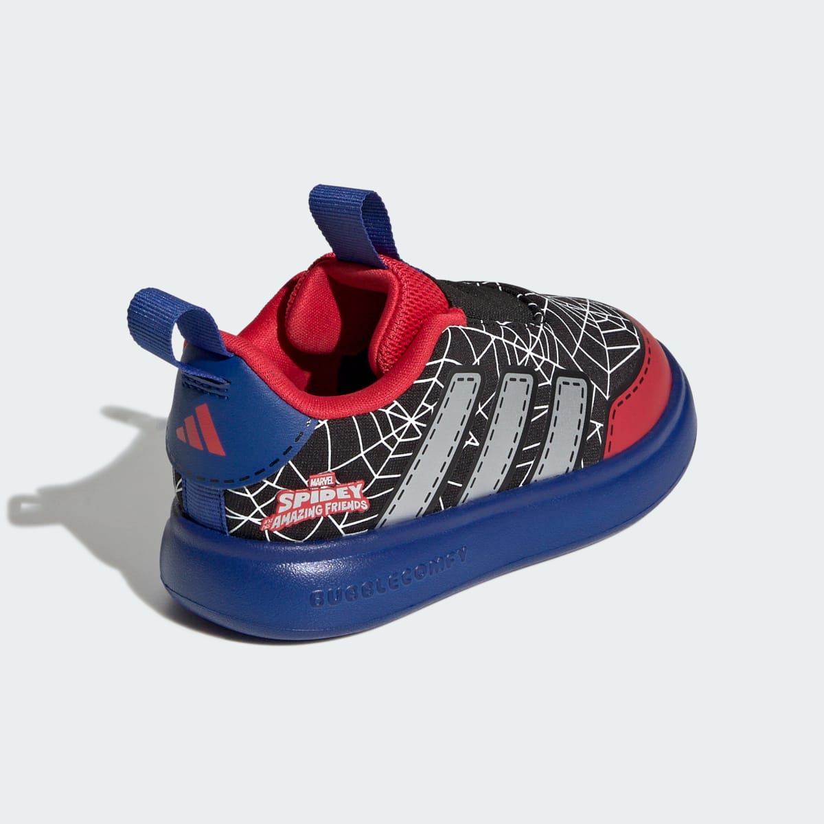 Adidas Kids' ADIDAS MARVEL SPIDER-MAN BUBBLECOMIC SHOES INFANTS - Core Black / Silver Metallic / Royal Blue - Image 5