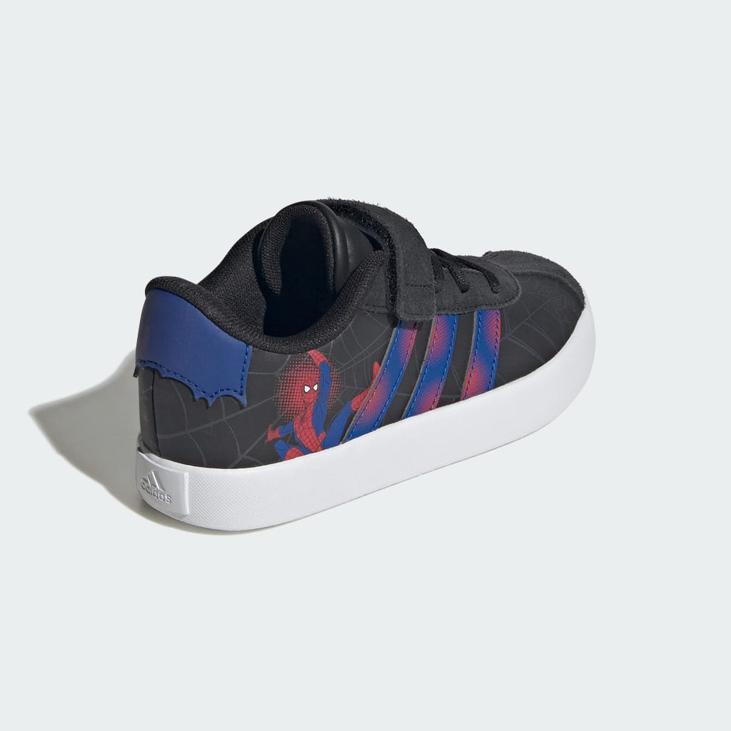 Adidas Kids' ADIDAS MARVEL SPIDER-MAN VL COURT 3.0 SHOES CHILDREN - Core Black / Royal Blue / Violet - Image 5