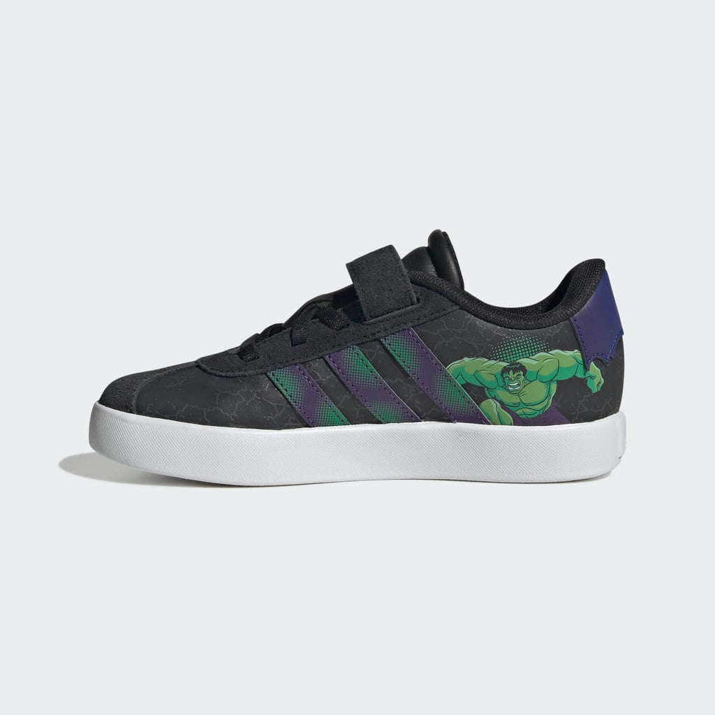 Adidas Kids' ADIDAS MARVEL SPIDER-MAN VL COURT 3.0 SHOES CHILDREN - Core Black / Royal Blue / Violet - Image 6