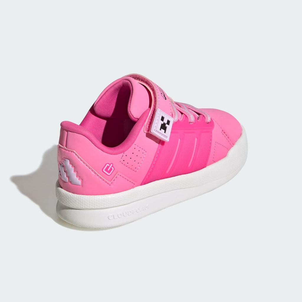 Adidas Kids' ADIDAS MINECRAFT LIGHTORAMA COURT SHOES CHILDREN - Bliss Pink / Pulse Magenta / Ice Lavender - Image 6