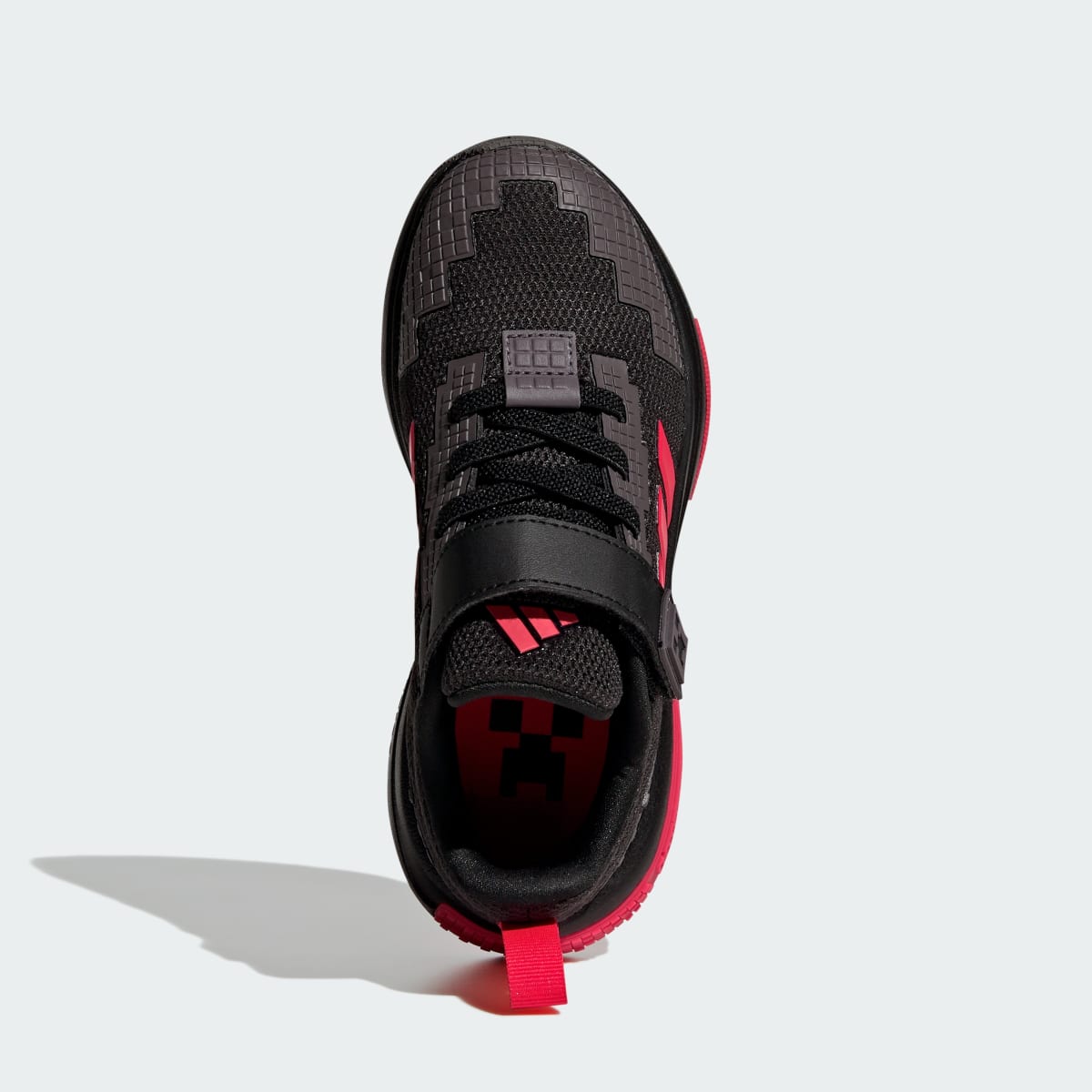 Adidas Kids' ADIDAS MINECRAFT PRO SHOES CHILDREN - Core Black / Lucid Red / Grey Strata - Image 2