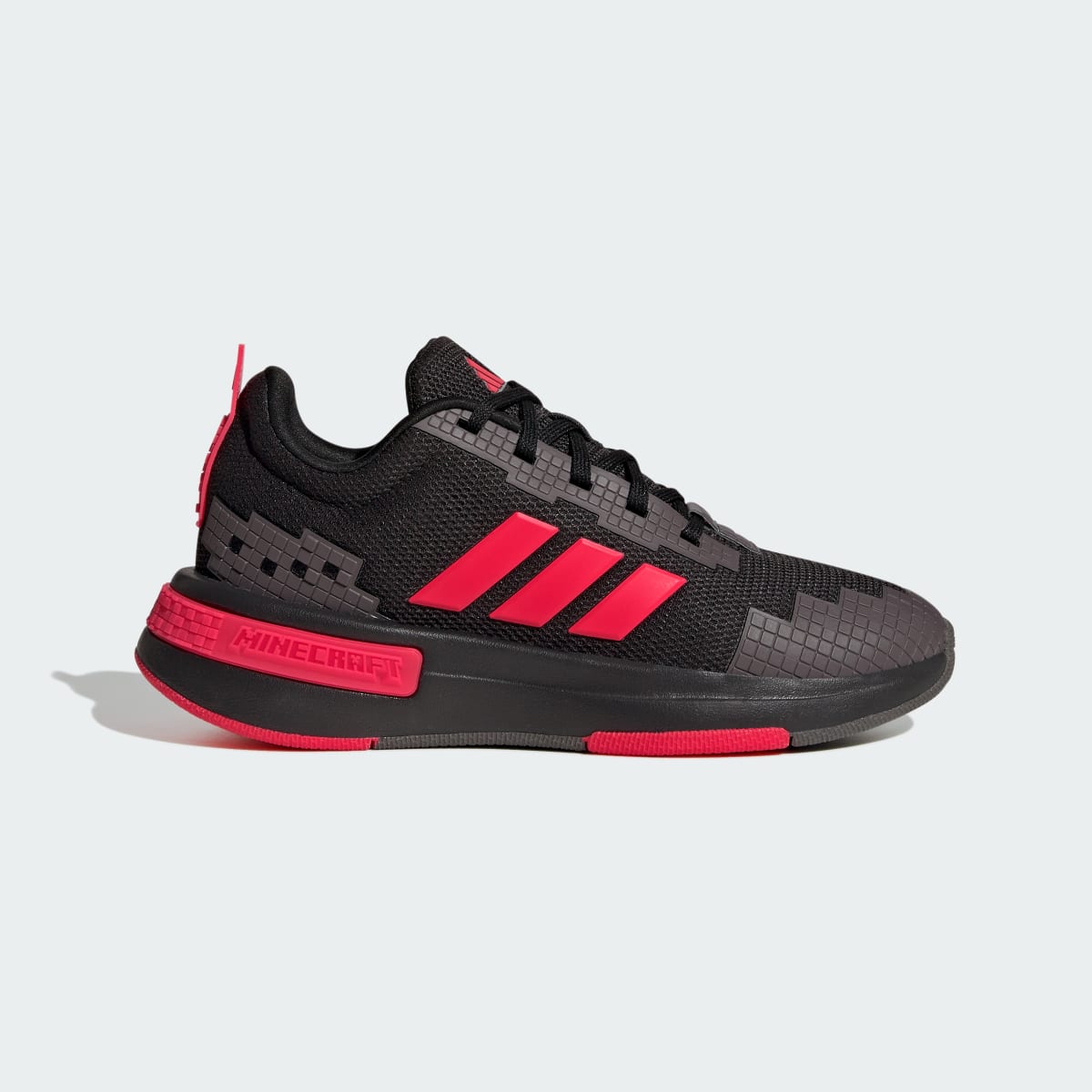 Adidas Kids' ADIDAS MINECRAFT PRO Shoes JUNIOR - Core Black / Lucid Red / Grey Strata - Image 1