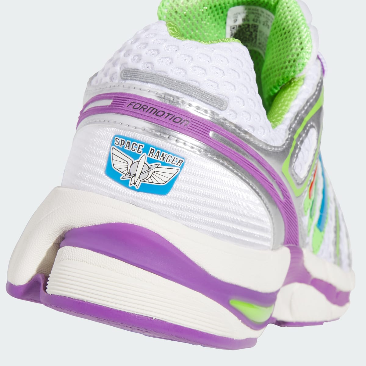 Adidas Men's ADIDAS PIXAR TOY STORY ADISTAR CONTROL 5 SHOES - Cloud White / Solar Slime / Silver Metallic - Image 10