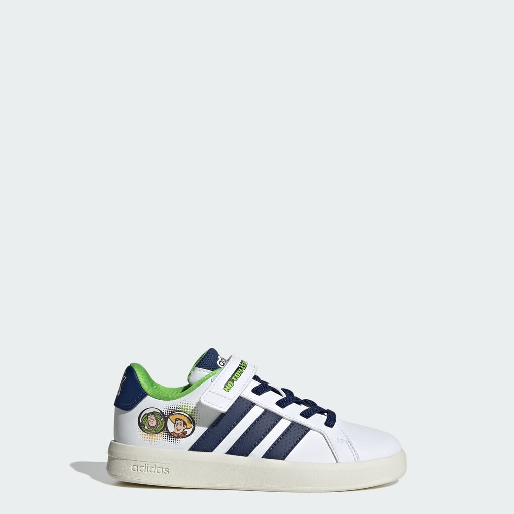 Adidas Kids' ADIDAS PIXAR TOY STORY GRAND COURT SHOES KIDS - Cloud White / Dark Blue / Off White - Image 1