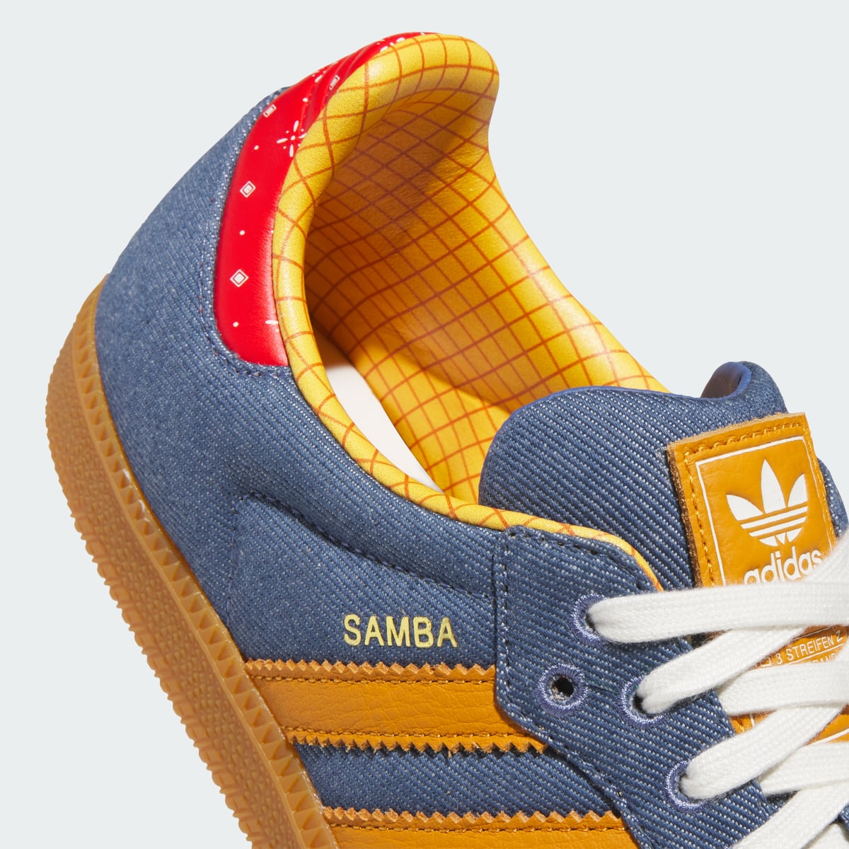 Adidas Men's ADIDAS PIXAR TOY STORY SAMBA OG SHOES - Crew Blue / Crew Yellow / Off White - Image 8
