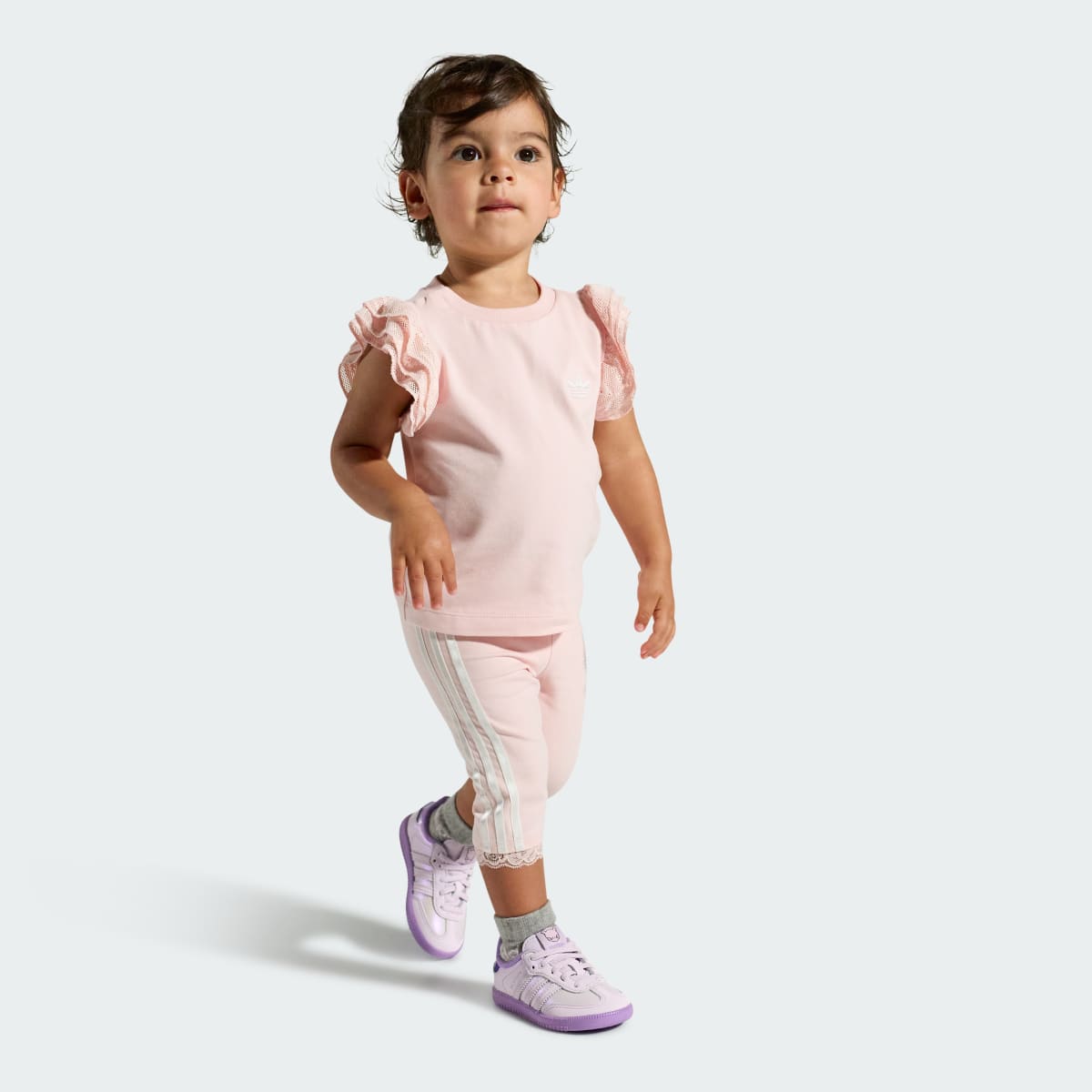 Adidas Kids' ADIDAS Pokémon SAMBA OG ELASTIC LACE SHOES - Ice Lavender / Ice Lavender / Violet Fusion - Image 3
