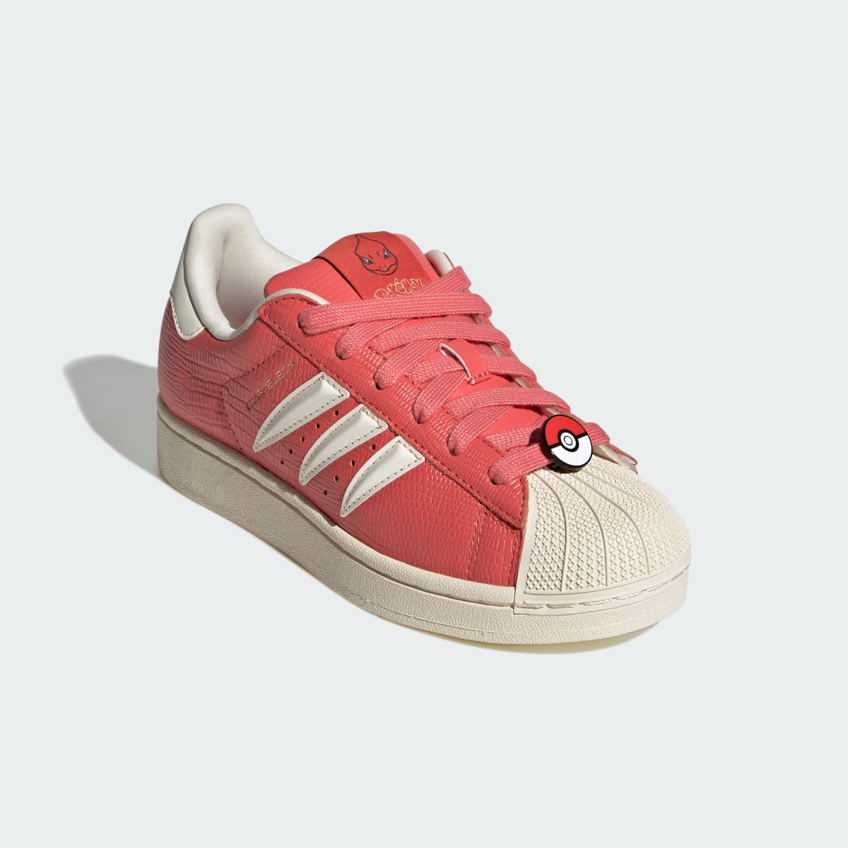 Adidas Kids' ADIDAS Pokémon SUPERSTAR II SHOES - Preloved Scarlet / Preloved Scarlet / Cream White - Image 4