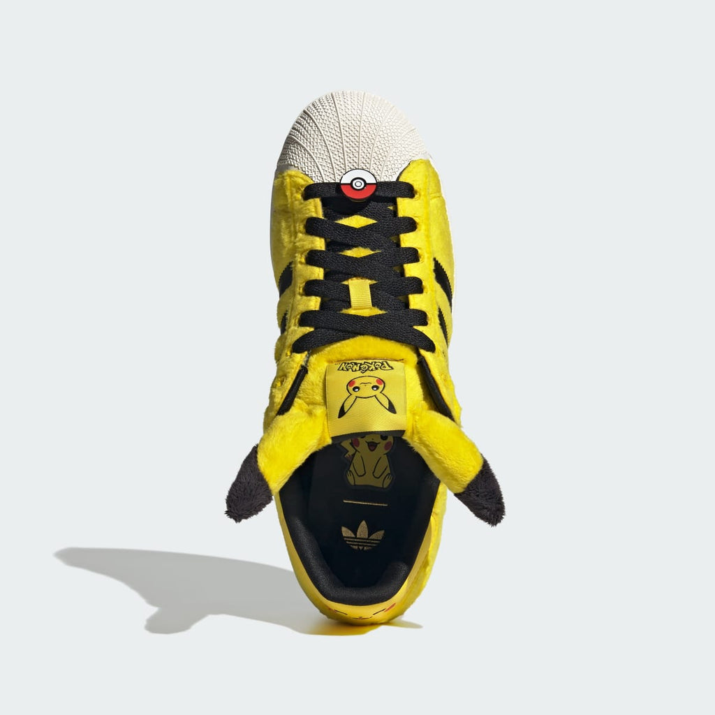 Adidas Men's ADIDAS Pokémon SUPERSTAR II SHOES - Yellow / Yellow / Core Black - Image 2