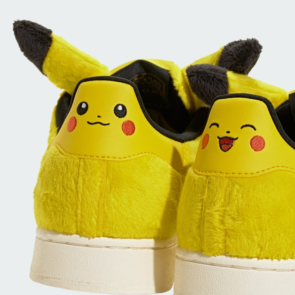 Adidas Women's ADIDAS Pokémon SUPERSTAR II SHOES - Yellow / Yellow / Core Black - Image 9