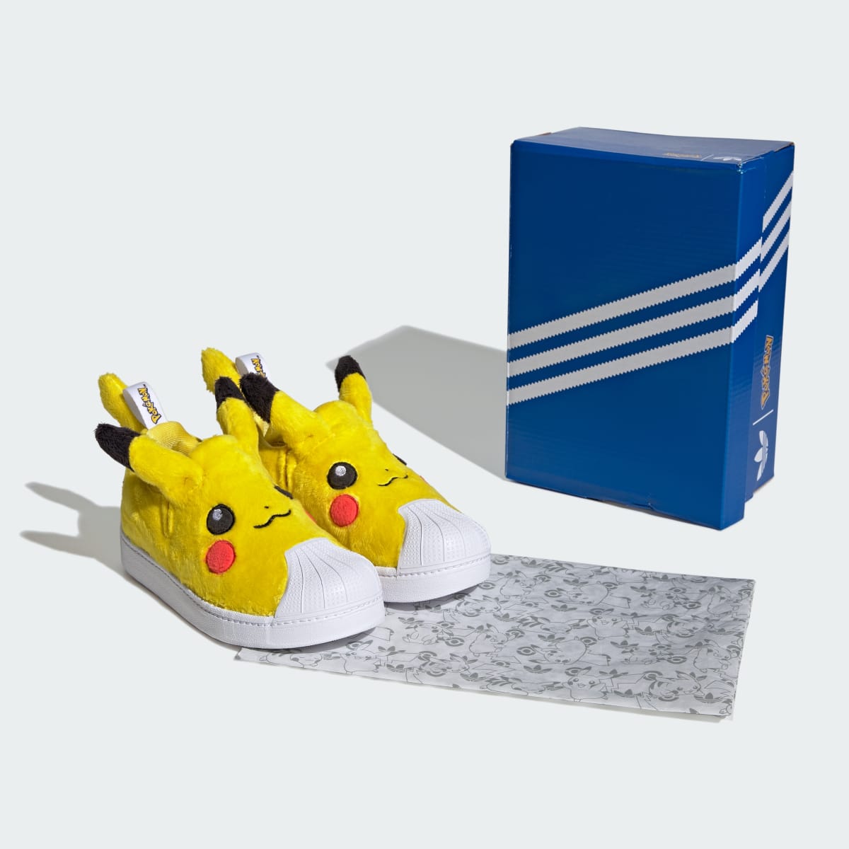 Adidas Kids' ADIDAS Pokémon SUPERSTAR QUICKON SHOES - Yellow / Core Black / Cloud White - Image 7