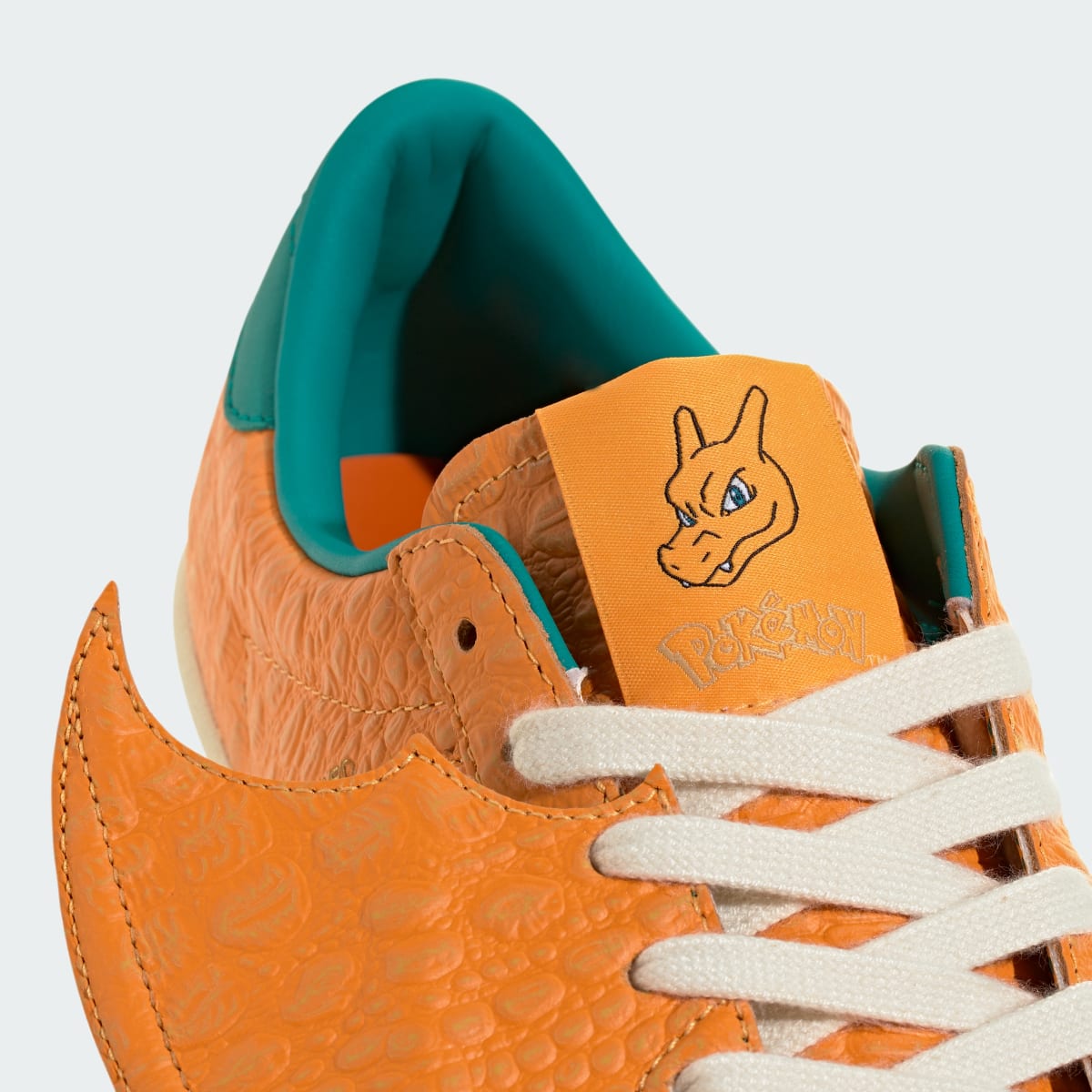 Adidas Women's ADIDAS Pokémon SUPERSTAR VINTAGE SHOES - Pure Tangerine / Pure Tangerine / Equipment Green - Image 9