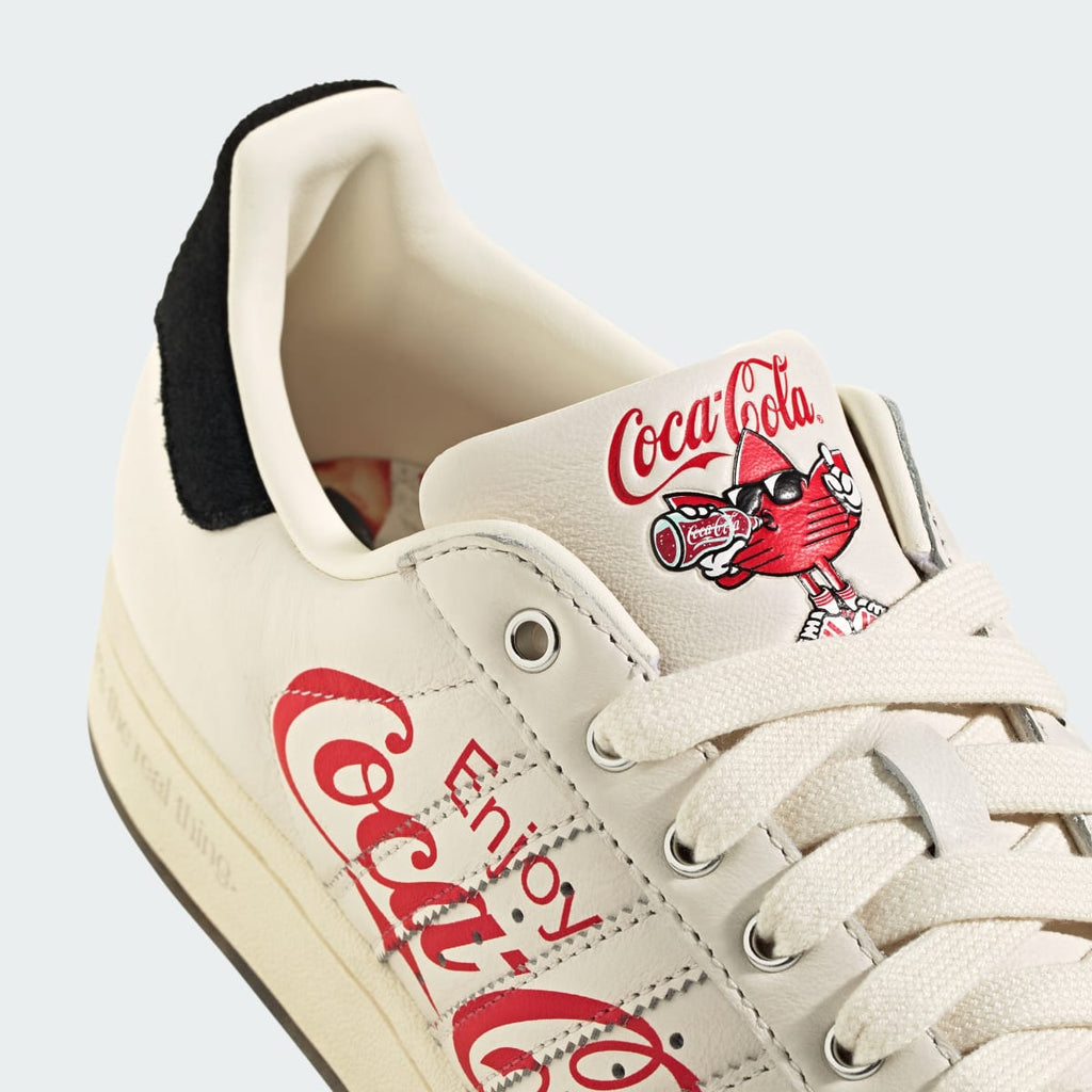 Adidas Men's ADIDAS X COCA-COLA SUPERSTAR II SHOES - Core White / Core Black / Cream White - Image 10