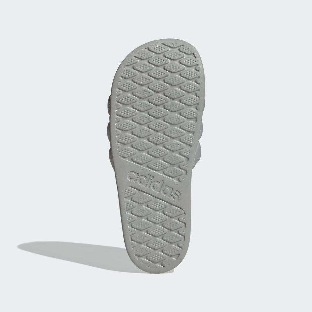 Adidas Women's ADILETTE COMFORT 2.0 SLIDES - Grey Two / Grey One / Crystal Sky - Image 3