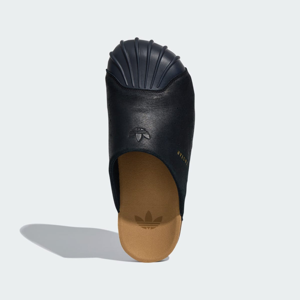 Adidas Men's ADIMULE SLIDES - Core Black / Core Black / Gold Metallic - Image 2