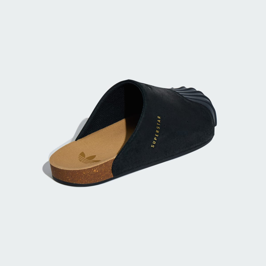 Adidas Men's ADIMULE SLIDES - Core Black / Core Black / Gold Metallic - Image 5