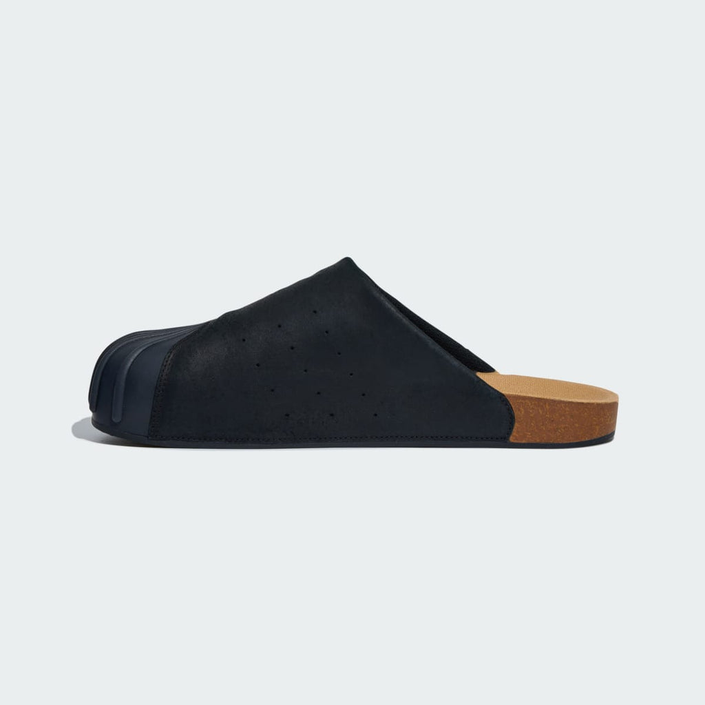 Adidas Men's ADIMULE SLIDES - Core Black / Core Black / Gold Metallic - Image 6