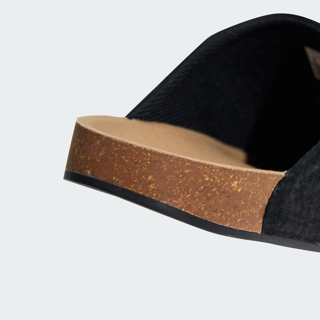 Adidas Women's ADIMULE SLIDES - Core Black / Core Black / Gold Metallic - Image 9