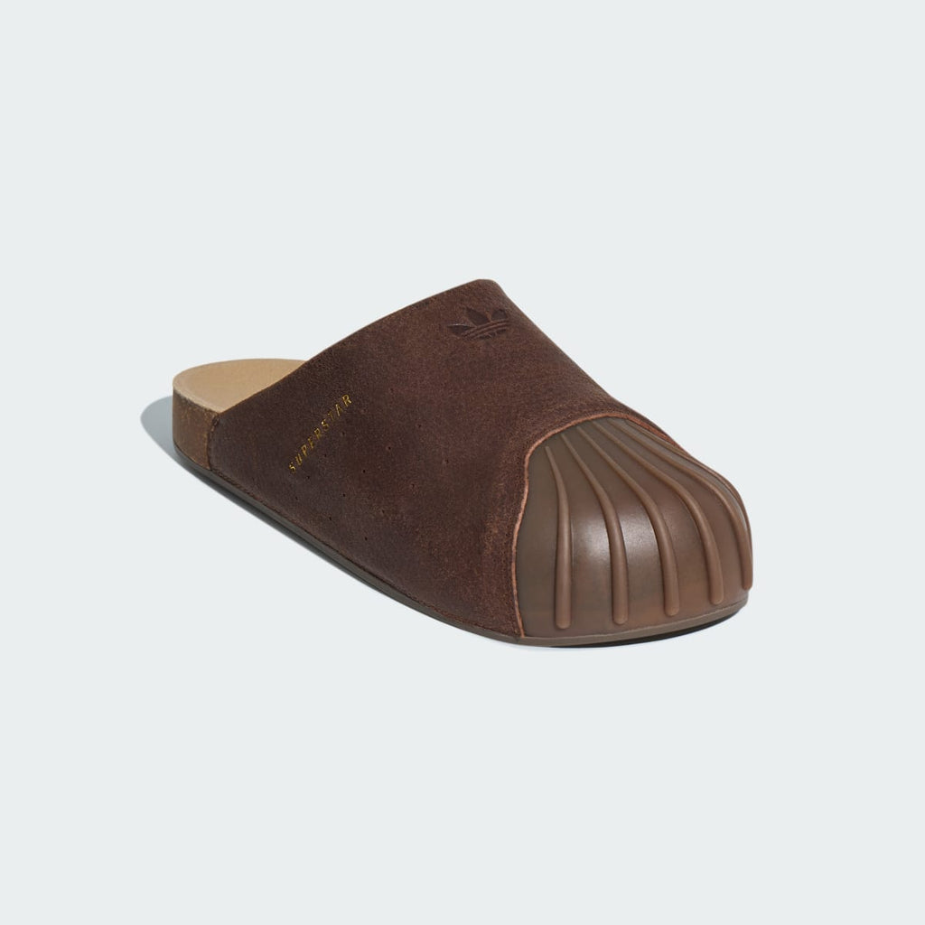 Adidas Women's ADIMULE SLIDES - Preloved Brown / Preloved Brown / Gold Metallic - Image 4