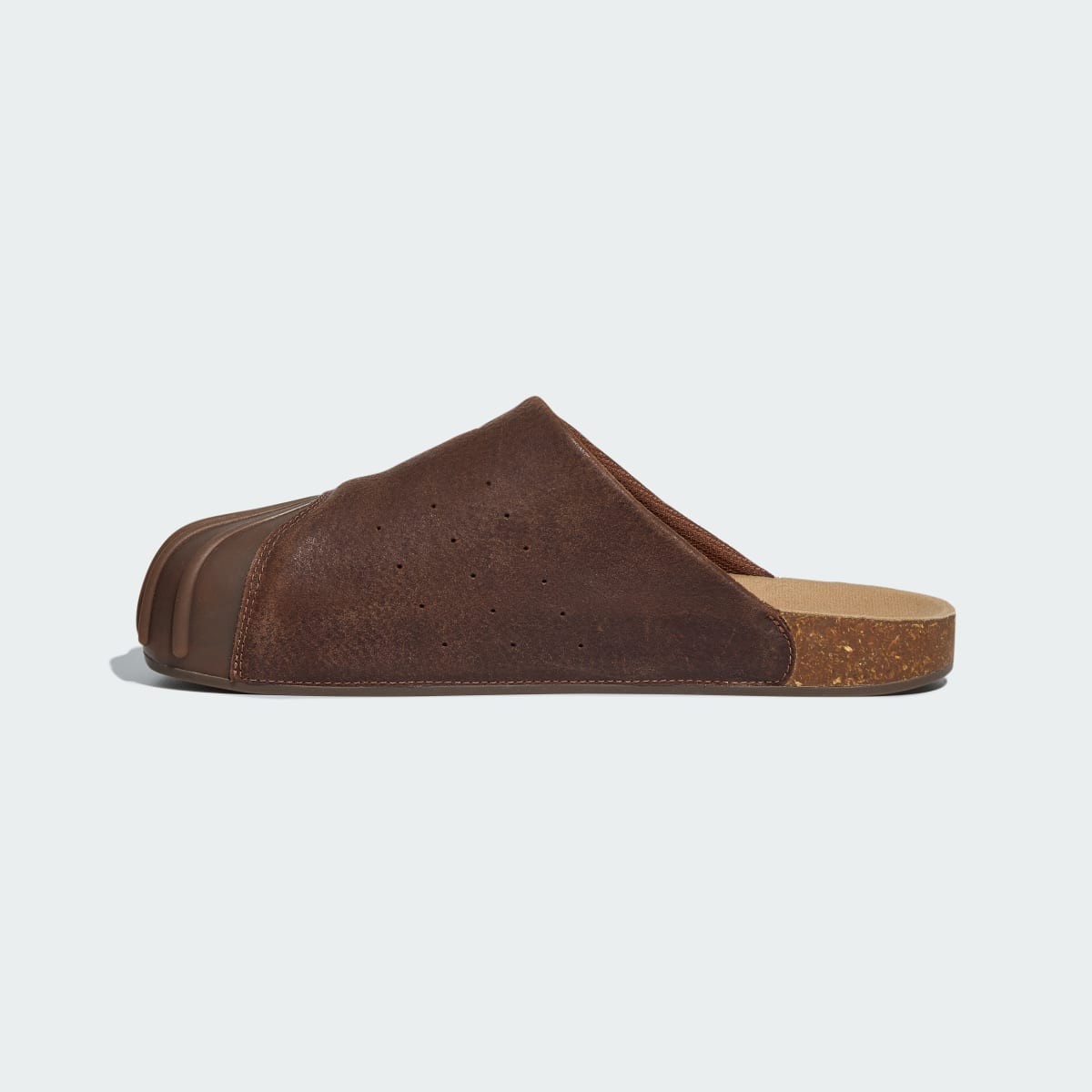 Adidas Men's ADIMULE SLIDES - Preloved Brown / Preloved Brown / Gold Metallic - Image 6