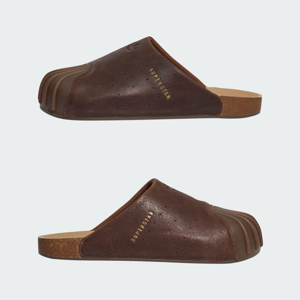 Adidas Men's ADIMULE SLIDES - Preloved Brown / Preloved Brown / Gold Metallic - Image 7