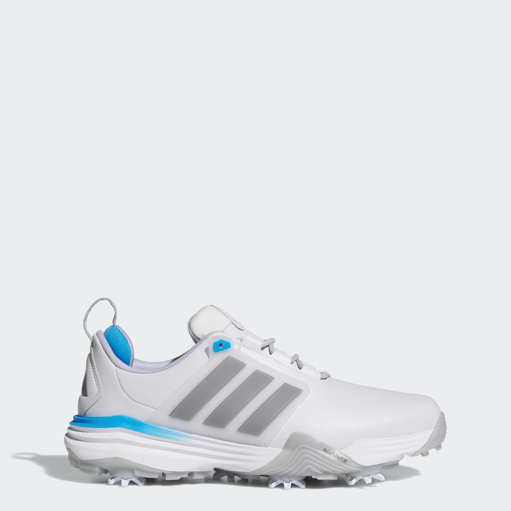 Adidas Men's ADIPOWER 26 GOLF SHOES - Dash Grey / Iron Metallic / Lucid Ray Blue - Image 1