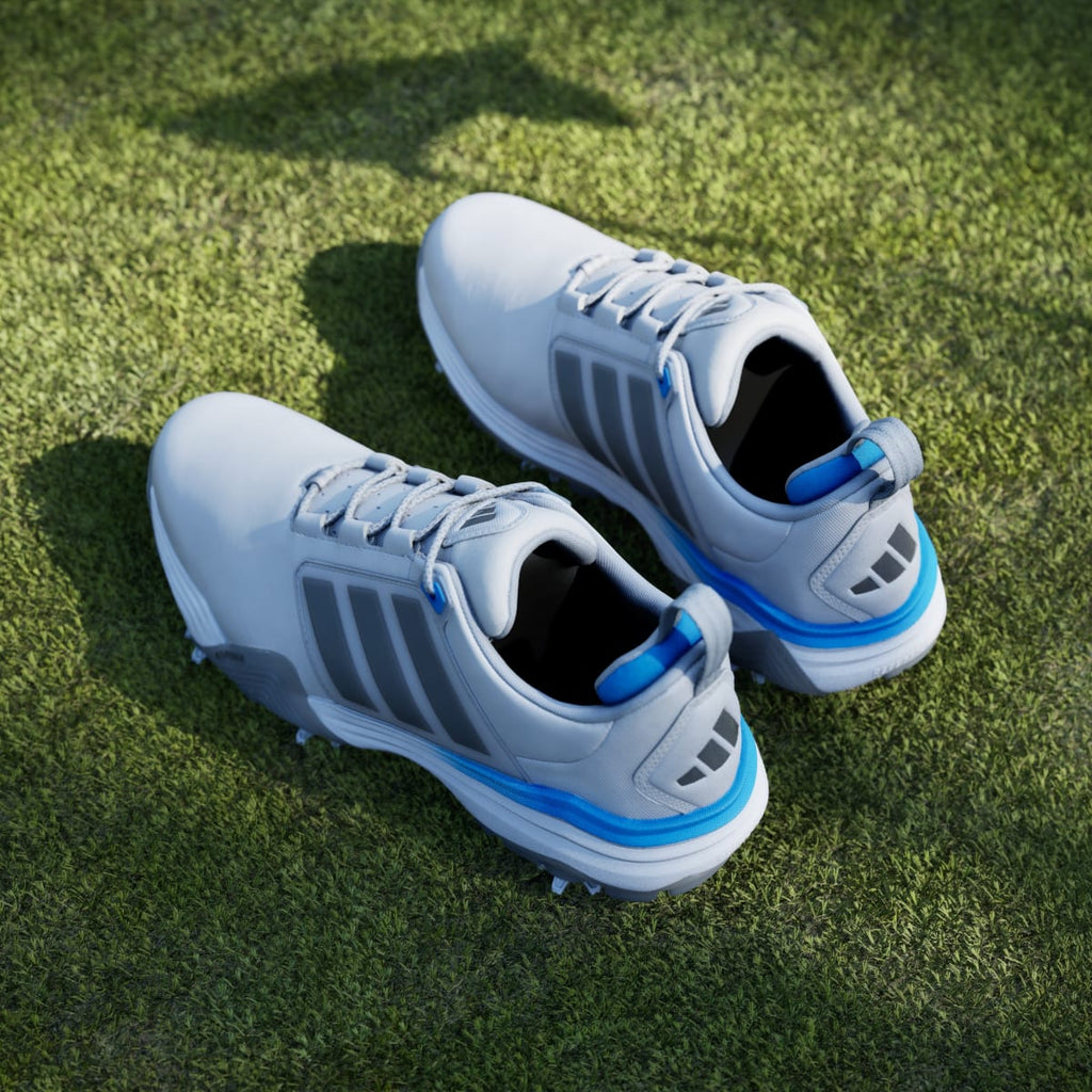 Adidas Men's ADIPOWER 26 GOLF SHOES - Dash Grey / Iron Metallic / Lucid Ray Blue - Image 8