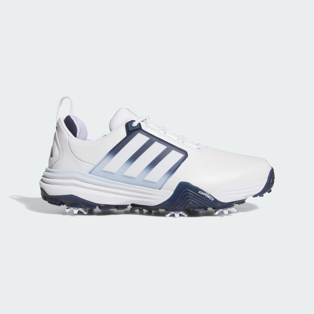 Adidas Men's ADIPOWER 26 GOLF SHOES - Cloud White / Collegiate Navy / Crystal Sky - Image 1