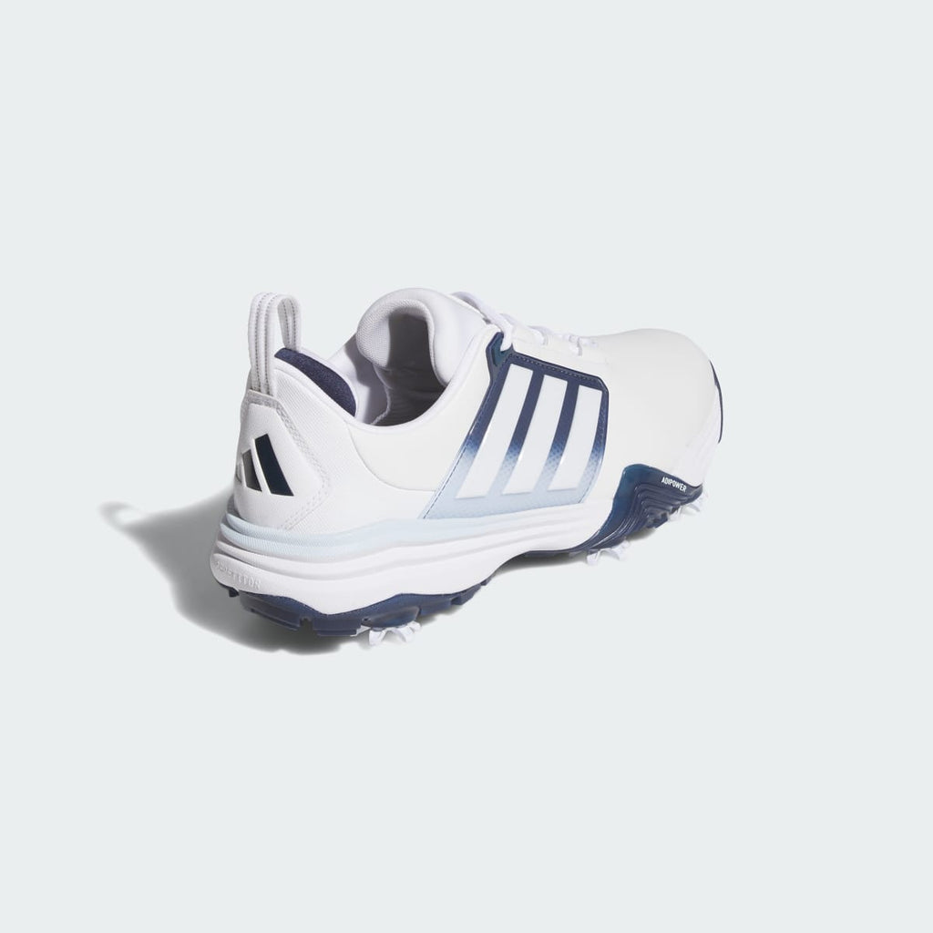 Adidas Men's ADIPOWER 26 GOLF SHOES - Cloud White / Collegiate Navy / Crystal Sky - Image 5