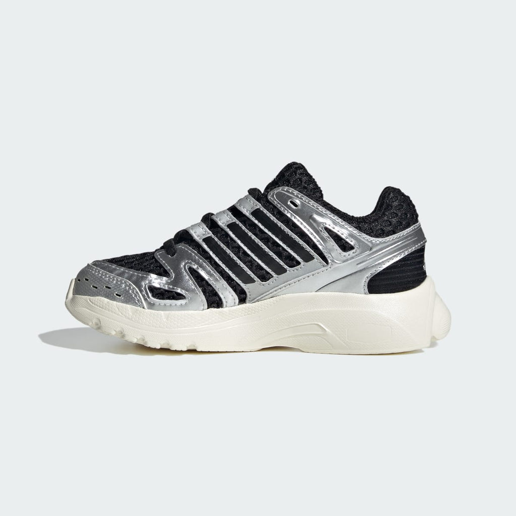 Adidas Kids' ADISTAR CONTROL 5 ELASTIC LACE SHOES - Core Black / Silver Metallic / Grey One - Image 6