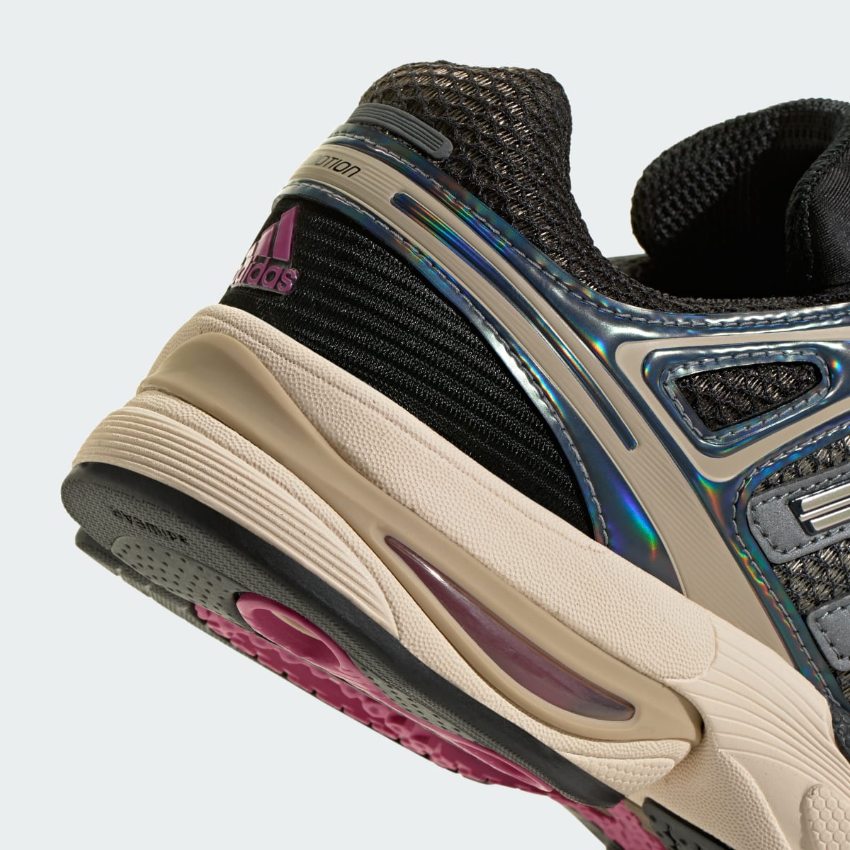Adidas Women's ADISTAR CONTROL 5 SHOES - Core Black / Khaki Three / Semi Lucid Fuchsia - Image 9