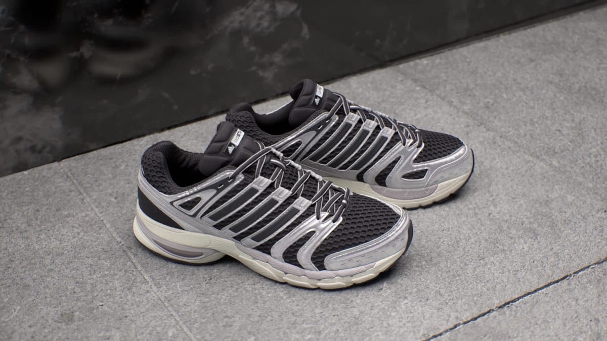 Adidas Men's ADISTAR CONTROL 5 SHOES - Core Black / Silver Metallic / Grey One - Image 2