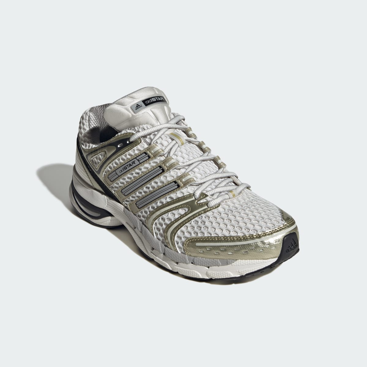 Adidas Men's ADISTAR CONTROL 5 SHOES - Orbit Grey / Core Black / Thermal Chrome - Image 4