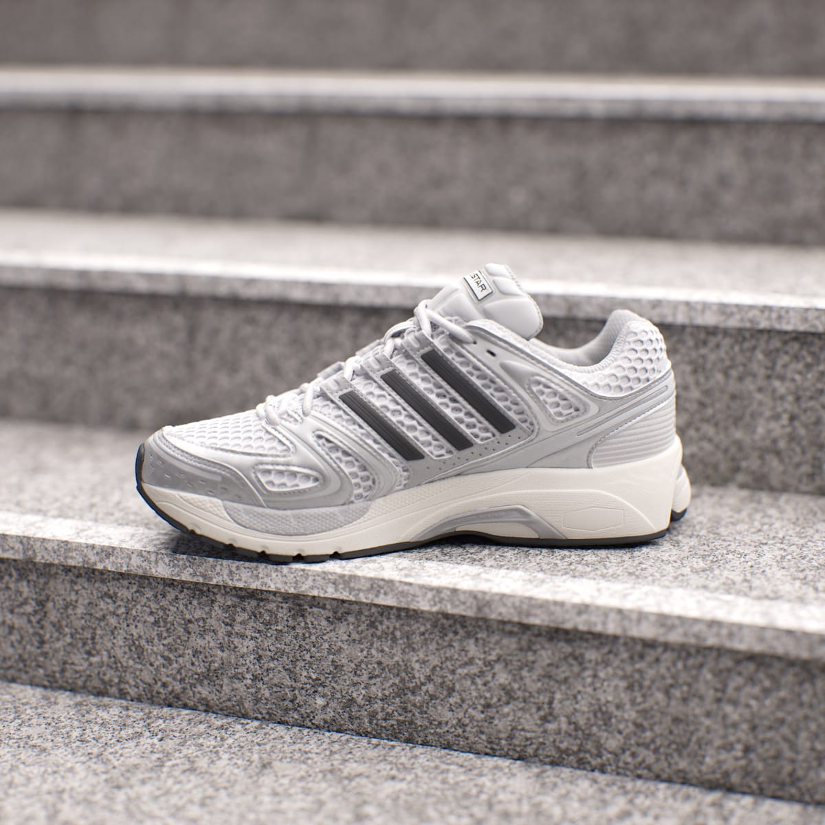 Adidas Men's ADISTAR CONTROL 5 SHOES - Silver Metallic / Grey One / Core Black - Image 7